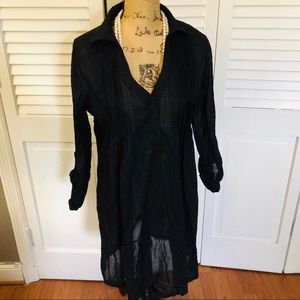 Kenneth Cole Long Sleeve Cover Up